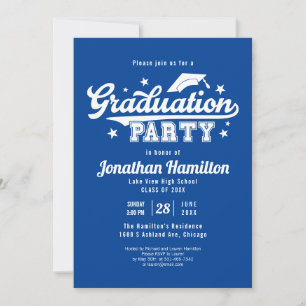 Invitation Fête du Bleu du lycée