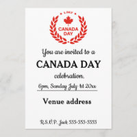 Fête du Canada, 1er juillet.