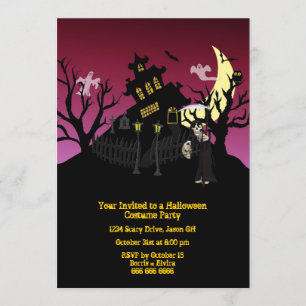 Invitation Fête du costume d'Halloween