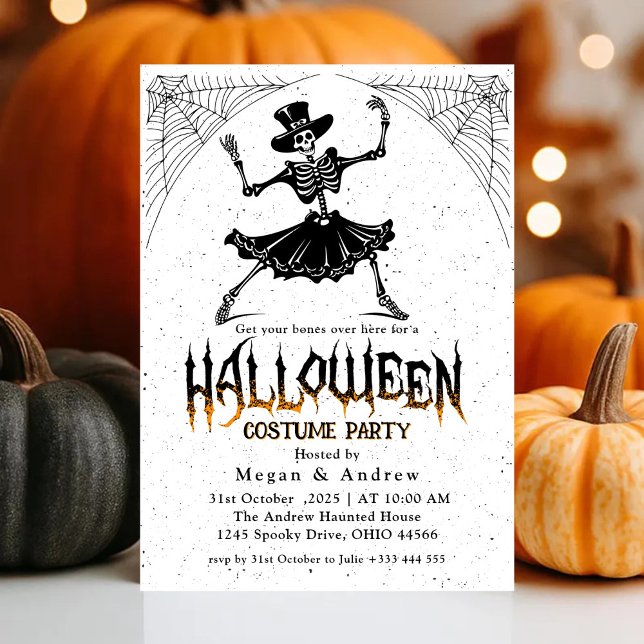 Invitation Fête du costume d'Halloween (Créateur téléchargé)