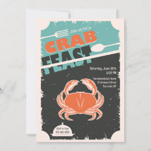 Invitation Fête du crabe
