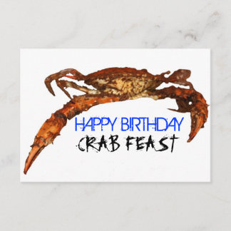 Invitation Fête du crabe