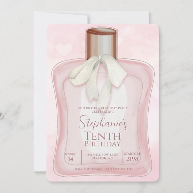 Invitation Fête du glam parfum (Devant)