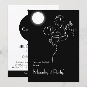 Invitation Fête du Lundi Vintage d'Halloween