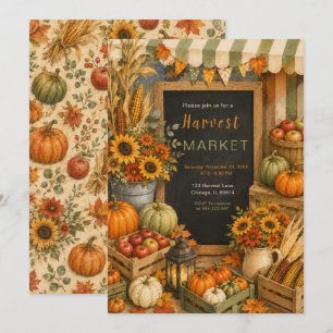 Invitation Fête du Marché de la Récolte d'Automne