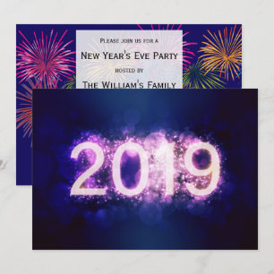 Invitation Fête du Nouvel An 2019