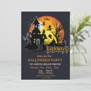 Invitation Fête du planificateur nocturne d'Halloween