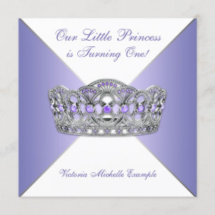 Invitation Fête du premier anniversaire de la princesse Viole