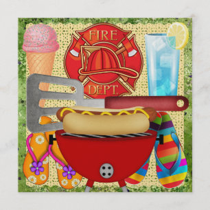Invitation Fête du service d'incendie - BBQ - SRF