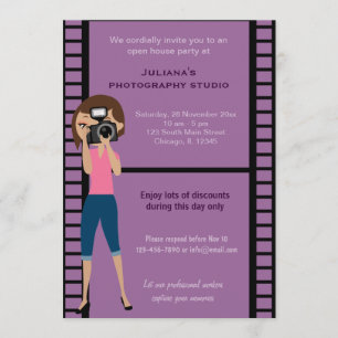 Invitation Fête du Studio de Photographie