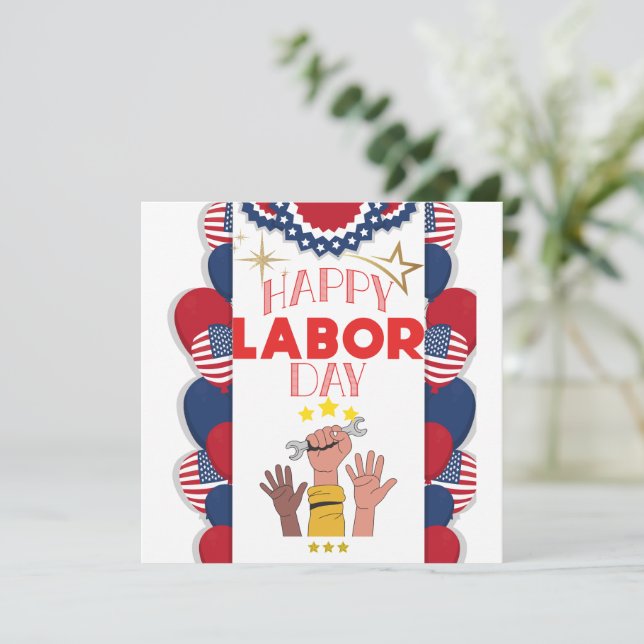 Invitation Fête du Travail (Debout devant)