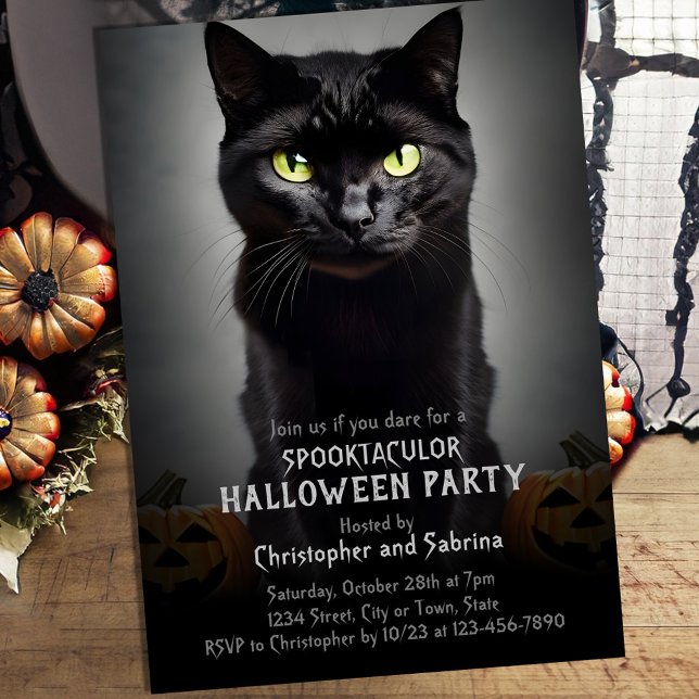 Invitation Fête éffrayante d'Halloween (Créateur téléchargé)