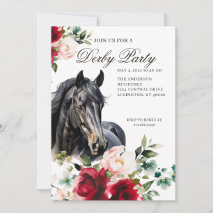 Invitation Fête élégante de Derby 