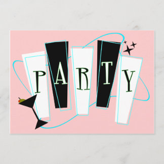 Invitation Fête en rose