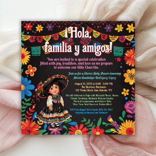 Invitation Fête Florale Charra Baby Shower