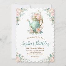 Fête Florale Roses Romantiques Vintage Shabby Chic