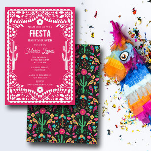 Invitation Fête Florale Traditionnelle Mexicaine Rose Fête de
