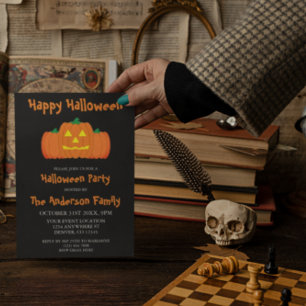 Invitation Fête joyeuse d'Halloween
