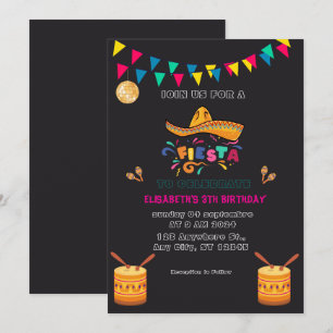Invitation Fête mexicaine colorée