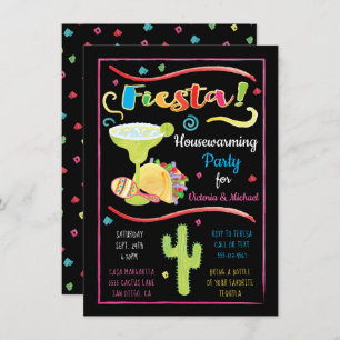 Invitation Fête mexicaine de l'aquarelle
