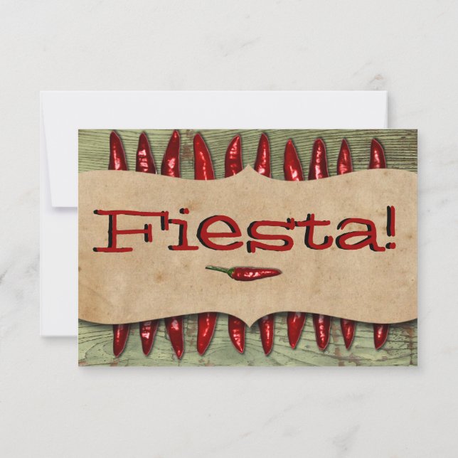 Invitation Fête mexicaine vintage 50e anniversaire (Dos)