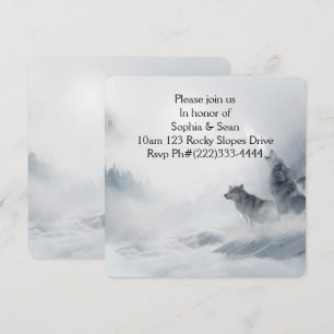 Invitation Fête Mist Fog Wolf Destiny Destiny