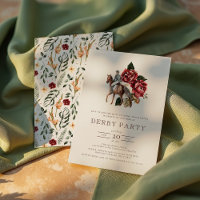 Fête moderne de derby de chevaux d'élevage