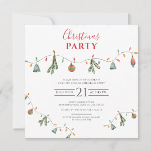 Invitation Fête moderne Office annuel