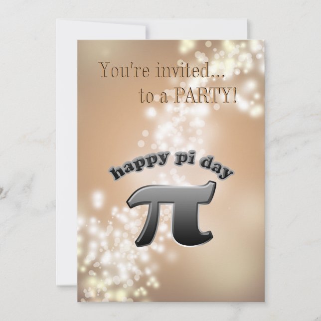 Invitation Fête nationale des Philippines| Symbole Pi pour Ne (Devant)