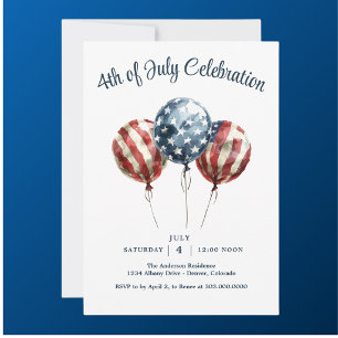 Invitation Fête patriotique du 4 juillet
