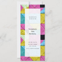 Fête polyvalente générique inspirée du patchwork