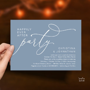 Invitation Fête pour un dénouement heureux, Dîner de mariage 
