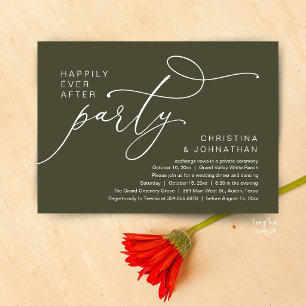 Invitation Fête pour un dénouement heureux, Dîner de mariage