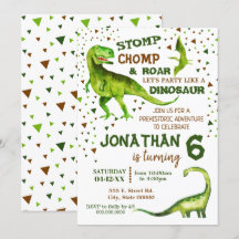 Fête préhistorique Dino T-Rex