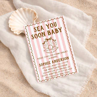 Invitation Fête Prénatale Bébé Bébé Tu Verras Bientôt Des Ray