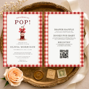 Invitation Fête Prénatale Bébé Prêt à Naître Tout en Un