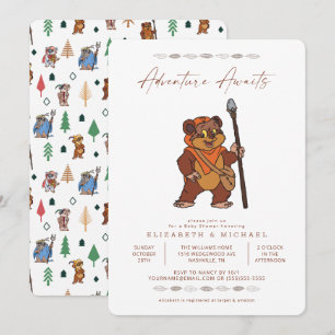 Invitation Fête prénatale des Ewoks