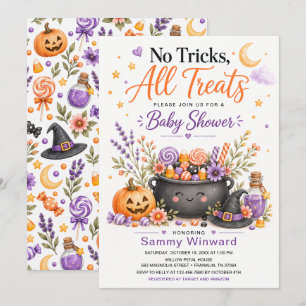 Invitation Fête Prénatale Halloween Bébé Sans Blagues Tous De
