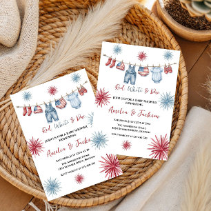 Invitation Fête Prévue Thème Bébé Fête du 14 juillet Arc-en-c