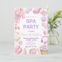 Fête spa Pamper Glam Day Fête Filles Anniversaire