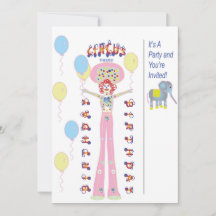 Fête sur le thème du cirque