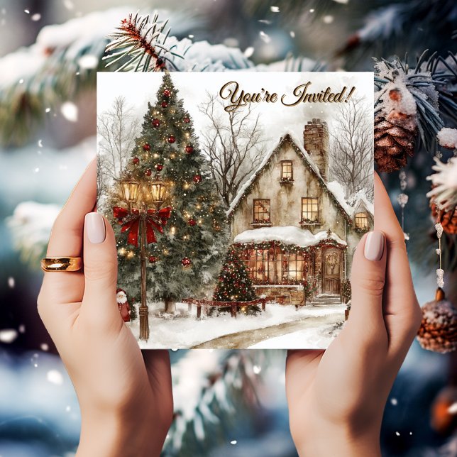 Invitation Fête vintage (Créateur téléchargé)