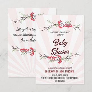 Invitation Fêter l'arrivée de votre petit miracle !