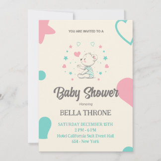 Invitation Fêter l'arrivée de votre petit miracle !