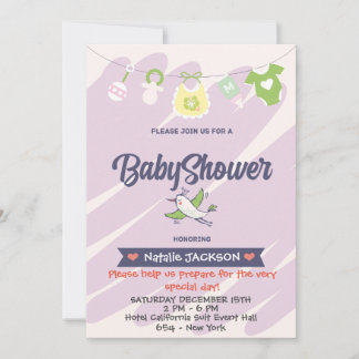 Invitation Fêter l'arrivée de votre petit miracle !