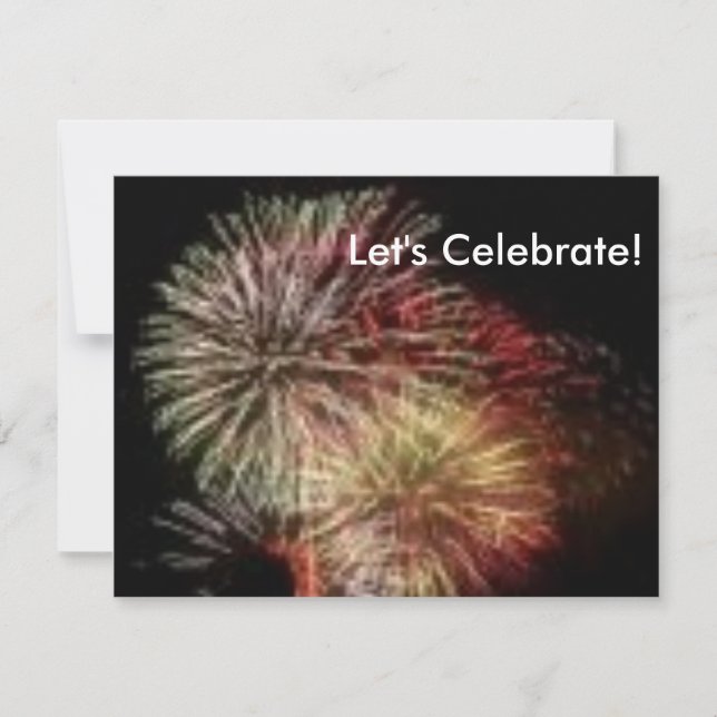 Invitation Fêter le 4 (Devant)