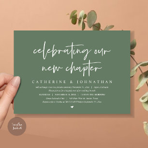 Invitation Fêter Notre Nouveau Chapitre, Elopement Brunch