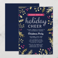 Fêtes de Noël Soirée bleu marine