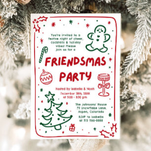 Invitation Fêtes Whimsical Main Draendsmas Party