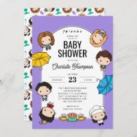 Fêtez avec des AMIS ! Baby shower d'art Chibi